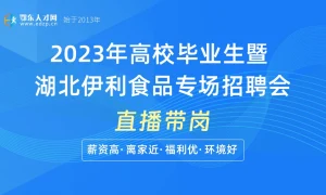2023年高校毕业生暨湖北伊利食品专场招聘会(黄冈万达广场)
