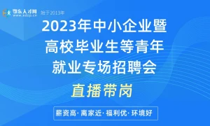 2023年中小企业暨高校毕业生等青年就业专场招聘会