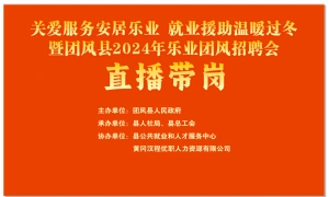关爱服务安居乐业 就业援助温暖过冬  暨团风县2024年乐业团风招聘会