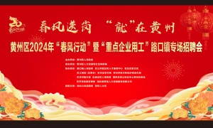 黄州区2024年“春风行动”暨“重点企业用工”路口镇专场招聘会 