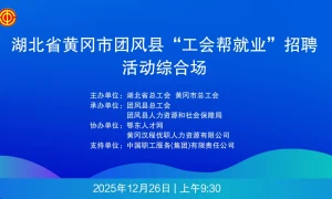 湖北省黄冈市团风县“工会帮就业”招聘活动综合场