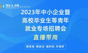 2023年中小企业暨高校毕业生等青年就业专场招聘会